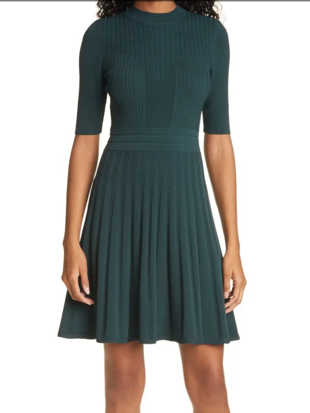 Ted Baker Knit Fit-and-Flare Midi Dress